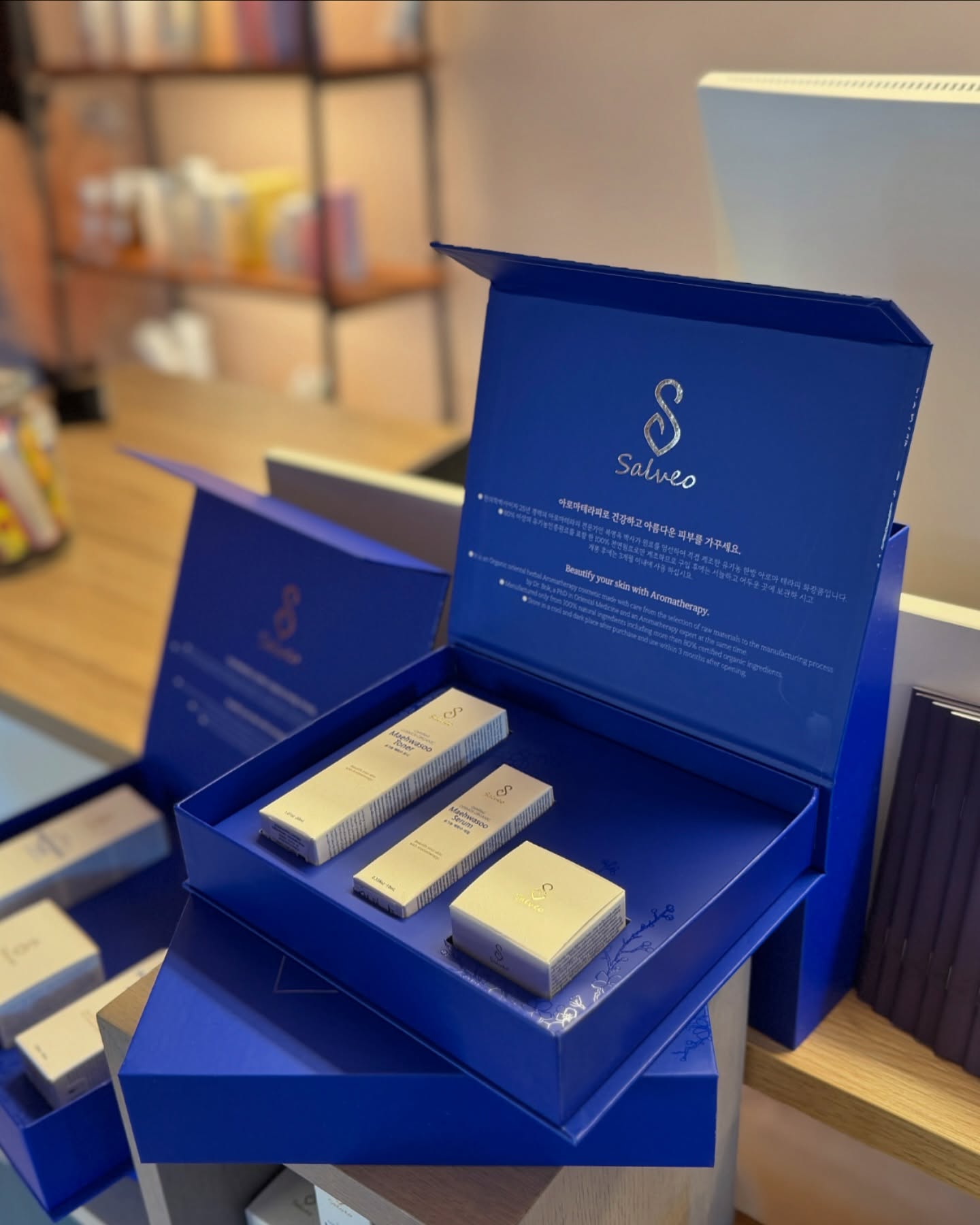 SALVEO products presented at an exhibition